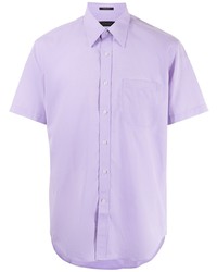 Chemise à manches courtes violet clair D'urban