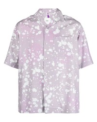 Chemise à manches courtes violet clair Oamc