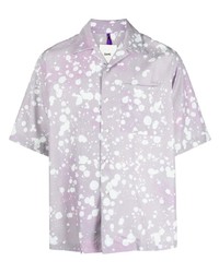 Chemise à manches courtes violet clair Oamc