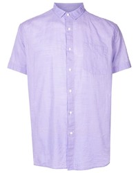 Chemise à manches courtes violet clair OSKLEN