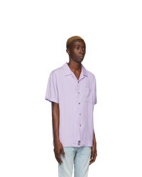 Chemise à manches courtes violet clair DOUBLE RAINBOUU