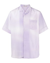 Chemise à manches courtes violet clair SAMUEL GUÌ YANG