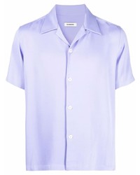 Chemise à manches courtes violet clair Sandro