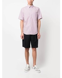 Chemise à manches courtes violet clair Aspesi
