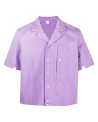 Chemise à manches courtes violet clair Winnie NY