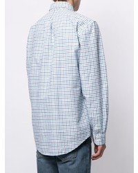 Chemise à manches longues à carreaux blanche Polo Ralph Lauren