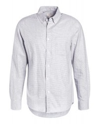 Chemise à manches longues à carreaux blanche Club Monaco
