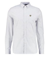Chemise à manches longues à carreaux blanche Lyle & Scott