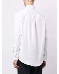 Chemise à manches longues à carreaux blanche Late Checkout