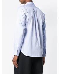 Chemise à manches longues à carreaux bleu clair Comme Des Garçons Shirt Boys