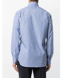 Chemise à manches longues à carreaux bleu clair Polo Ralph Lauren