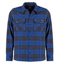Chemise à manches longues à carreaux bleue Dickies
