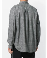 Chemise à manches longues à carreaux grise Engineered Garments