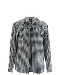 Chemise à manches longues à carreaux grise Y/Project