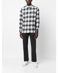 Chemise à manches longues à carreaux noire Levi's