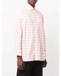 Chemise à manches longues à carreaux rose MACKINTOSH