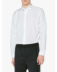 Chemise à manches longues à clous blanche Givenchy