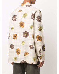 Chemise à manches longues à fleurs beige Cmmn Swdn