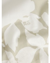Chemise à manches longues à fleurs grise Etro