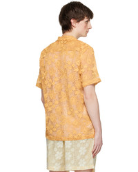 Chemise à manches longues à fleurs jaune Cmmn Swdn