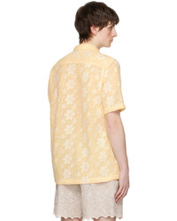 Chemise à manches longues à fleurs jaune Cmmn Swdn