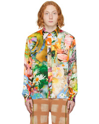 Chemise à manches longues à fleurs multicolore Collina Strada