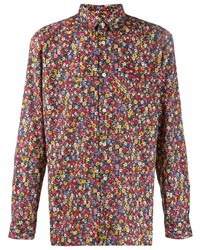 Chemise à manches longues à fleurs multicolore Comme Des Garcons SHIRT