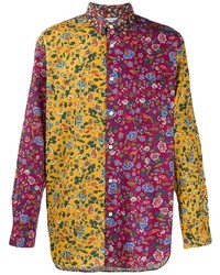 Chemise à manches longues à fleurs multicolore Comme Des Garcons SHIRT