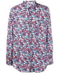 Chemise à manches longues à fleurs multicolore Engineered Garments