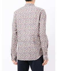 Chemise à manches longues à fleurs multicolore PS Paul Smith