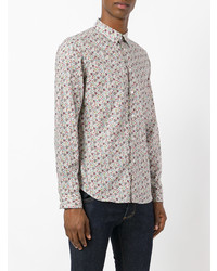 Chemise à manches longues à fleurs multicolore Ps By Paul Smith