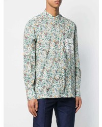 Chemise à manches longues à fleurs multicolore Paul Smith