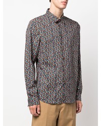 Chemise à manches longues à fleurs multicolore PS Paul Smith