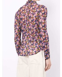 Chemise à manches longues à fleurs multicolore PS Paul Smith