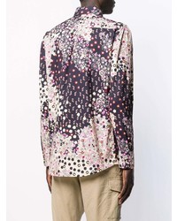 Chemise à manches longues à fleurs multicolore DSQUARED2
