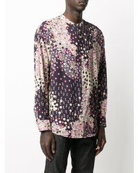 Chemise à manches longues à fleurs multicolore DSQUARED2