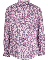 Chemise à manches longues à fleurs multicolore Isabel Marant