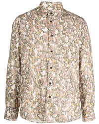 Chemise à manches longues à fleurs multicolore Isabel Marant