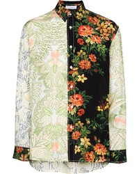 Chemise à manches longues à fleurs multicolore JW Anderson