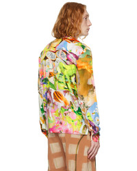 Chemise à manches longues à fleurs multicolore Collina Strada