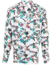 Chemise à manches longues à fleurs multicolore Sulvam