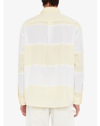 Chemise à manches longues à rayures horizontales jaune JW Anderson