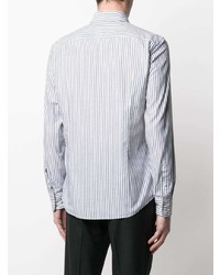 Chemise à manches longues à rayures verticales blanc et bleu marine BOSS HUGO BOSS