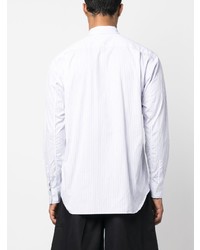 Chemise à manches longues à rayures verticales blanche Comme Des Garcons SHIRT