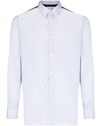 Chemise à manches longues à rayures verticales bleu clair Comme Des Garcons SHIRT