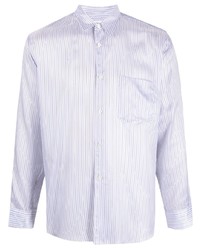 Chemise à manches longues à rayures verticales bleu clair Comme Des Garcons SHIRT