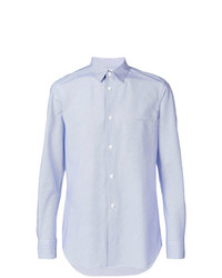 Chemise à manches longues à rayures verticales bleu clair Comme Des Garcons SHIRT