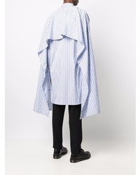 Chemise à manches longues à rayures verticales bleu clair Comme Des Garcons SHIRT