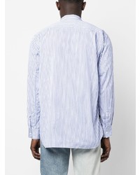 Chemise à manches longues à rayures verticales bleu clair Comme Des Garcons SHIRT