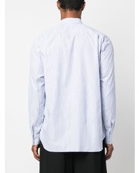 Chemise à manches longues à rayures verticales bleu clair Comme Des Garcons SHIRT